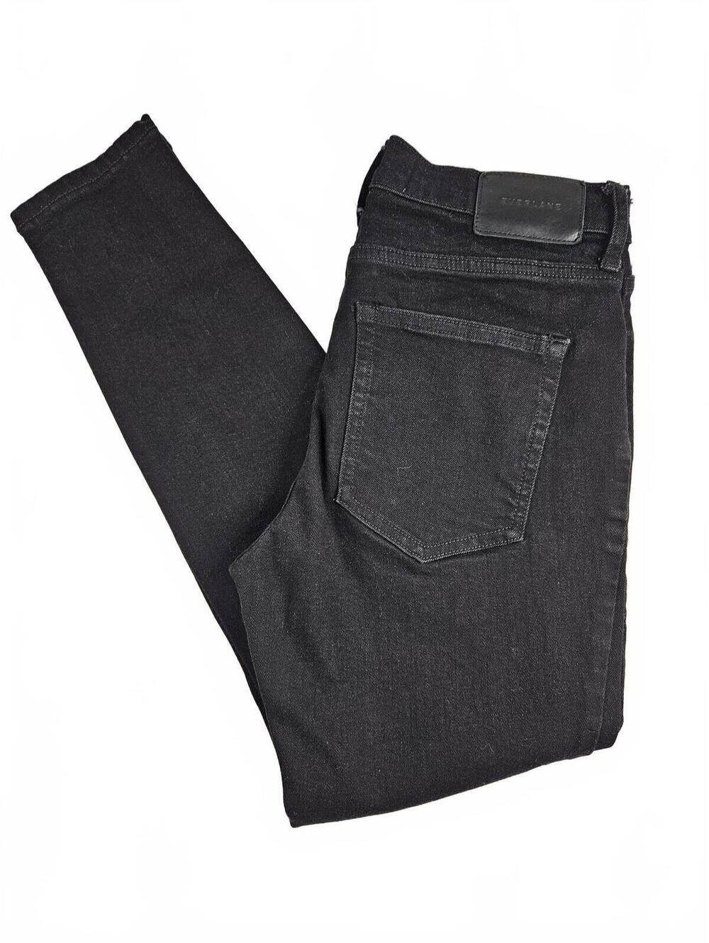 Everlane Black Skinny Mid Rise Jeans Size 28